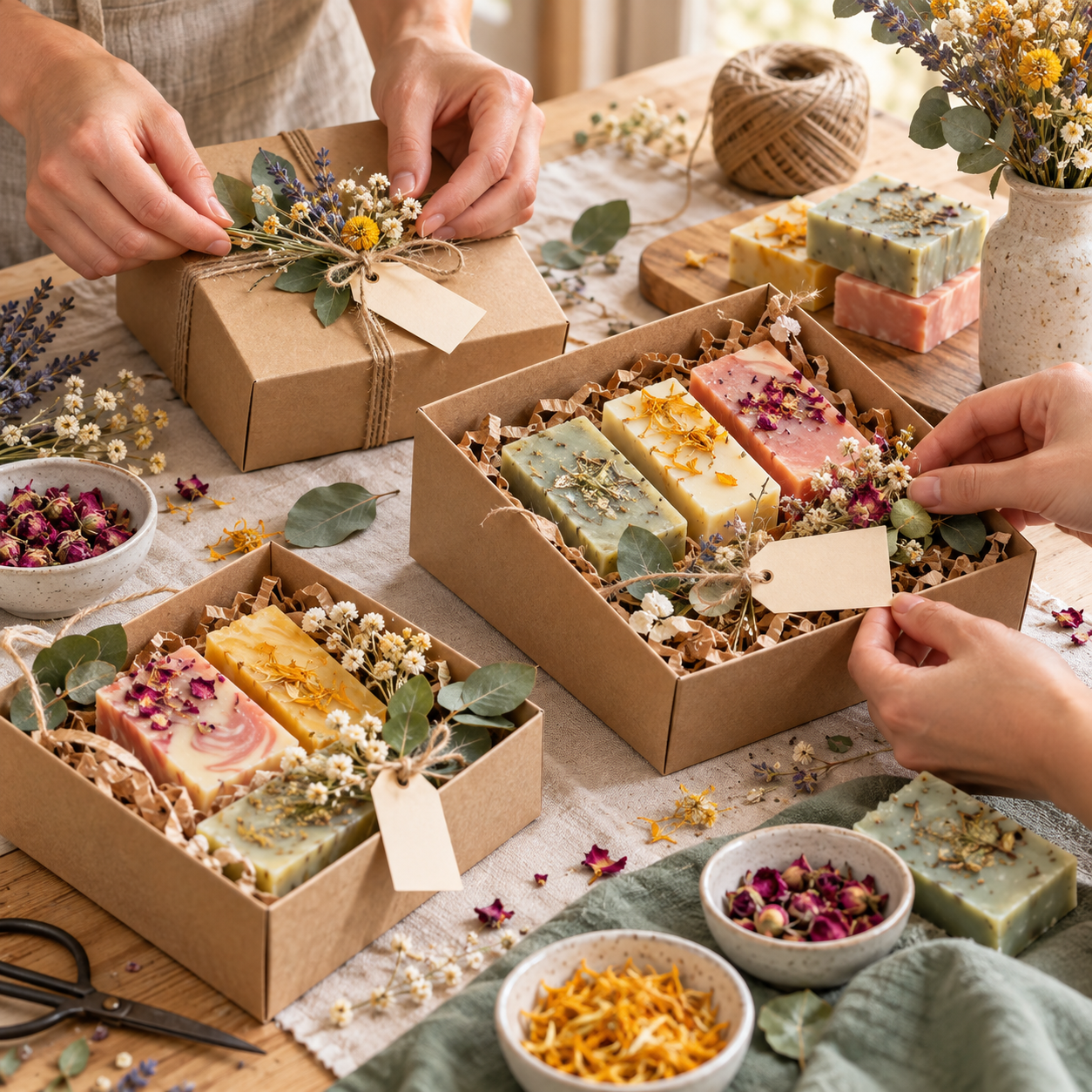 Naturseife als Geschenk · Kreativkurs